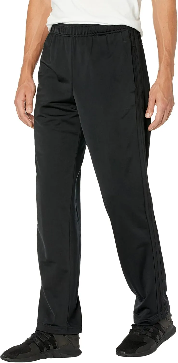 adidas Men's Essentials Warm-up Open Hem 3-stripes Tracksuit Bottoms