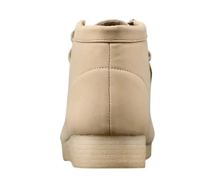 Amali Jason Hi Men's Maple Beige Suede High Top Shoes