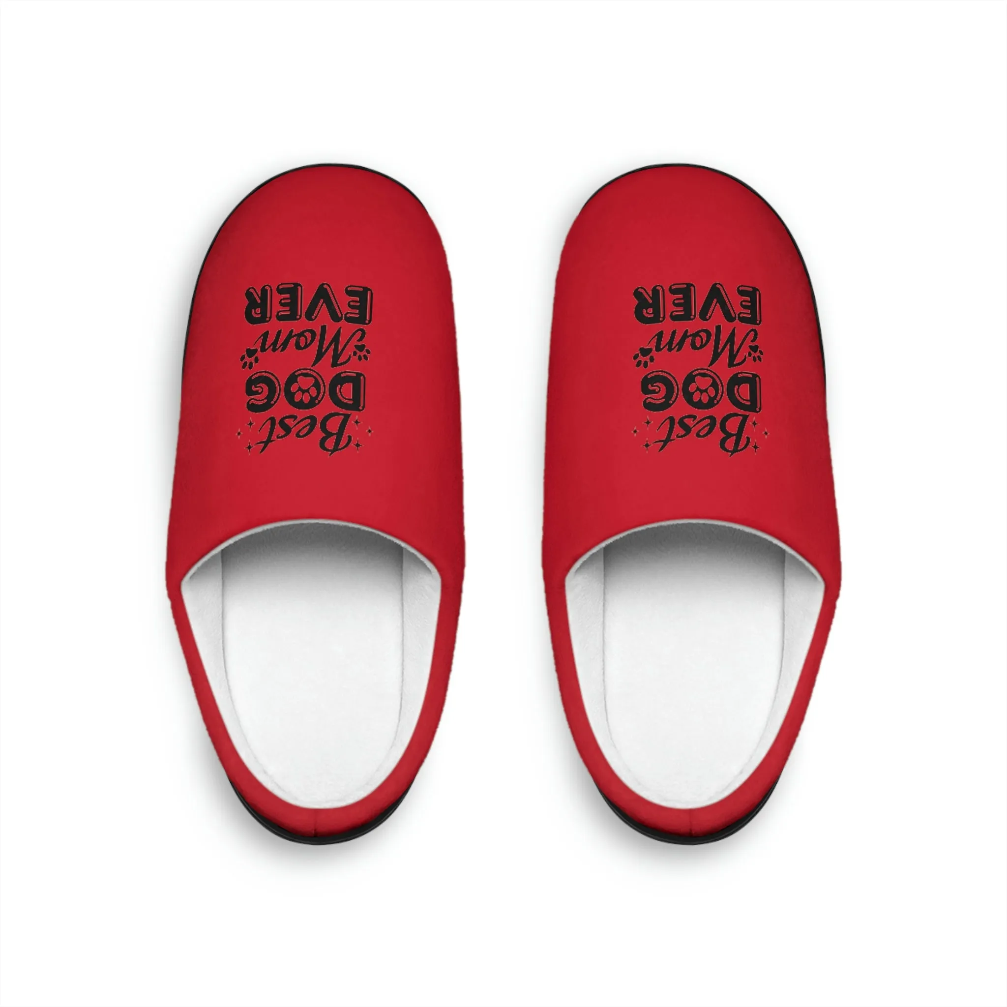 Best Dog Mom Ever Women's Indoor Slippers