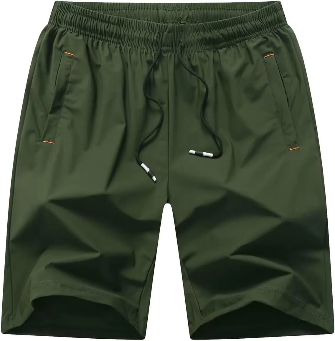 Boys Lightweight Athletic Running Shorts Quick Dry Workout Shorts for Gym Shorts Hiking with Zipper Pockets