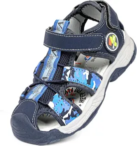FANTURE Kids Athletic Sandals Closed Toe Lightweight Boys Girls Outdoor Summer Sports Shoes
