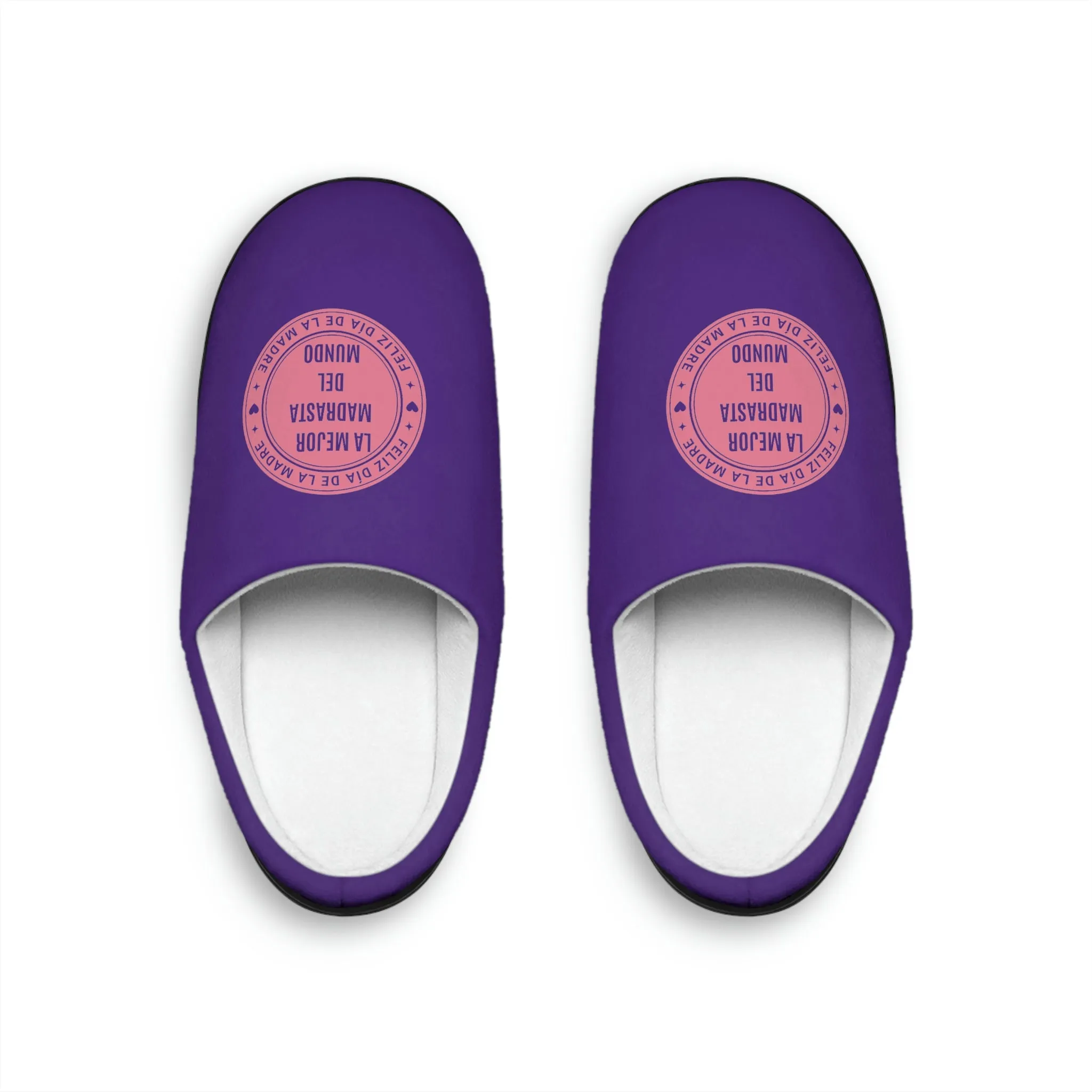 Happy Mother's Day Stepmom Spanish  Women's Indoor Slippers