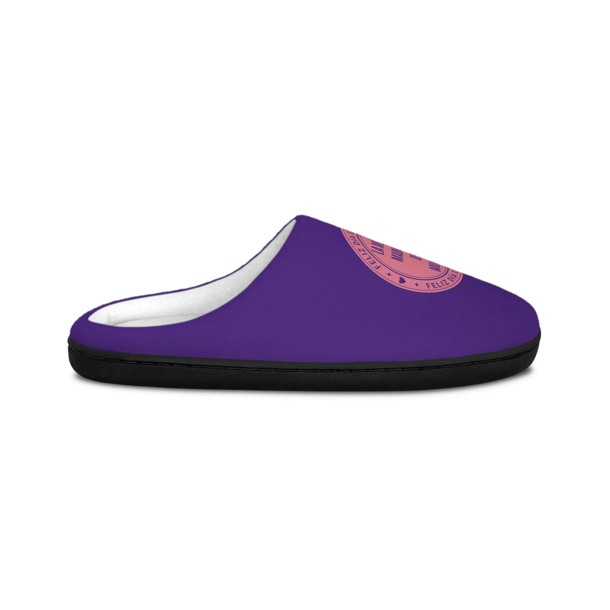 Happy Mother's Day Stepmom Spanish  Women's Indoor Slippers
