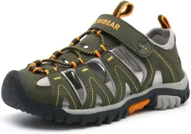HOBIBEAR Boys Girls Sport Water Sandals Closed-Toe Outdoor(Toddler/Little Kid/Big Kid)