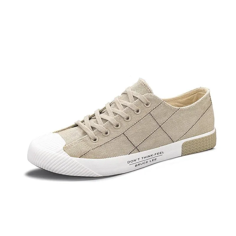 Hot Sale Cheap Canvas Shoes for Men Green Plaid Flat Shoes Men Lace-up Breathable Casual Shoes Men Espadrilles zapatos hombre