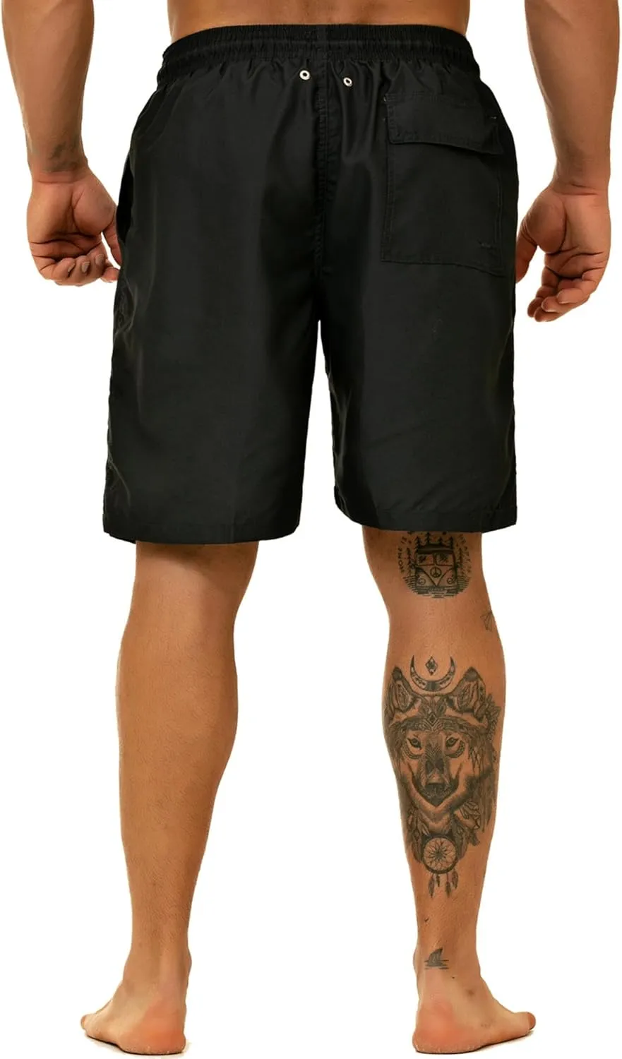 KAILUA SURF Big and Tall Mens Swim Trunks, 9" Mens Designer Bathing Suit Boardshorts