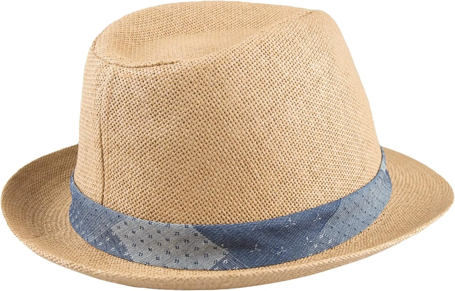 Levi's Men's Lightweight Straw Fedora Panama Hat