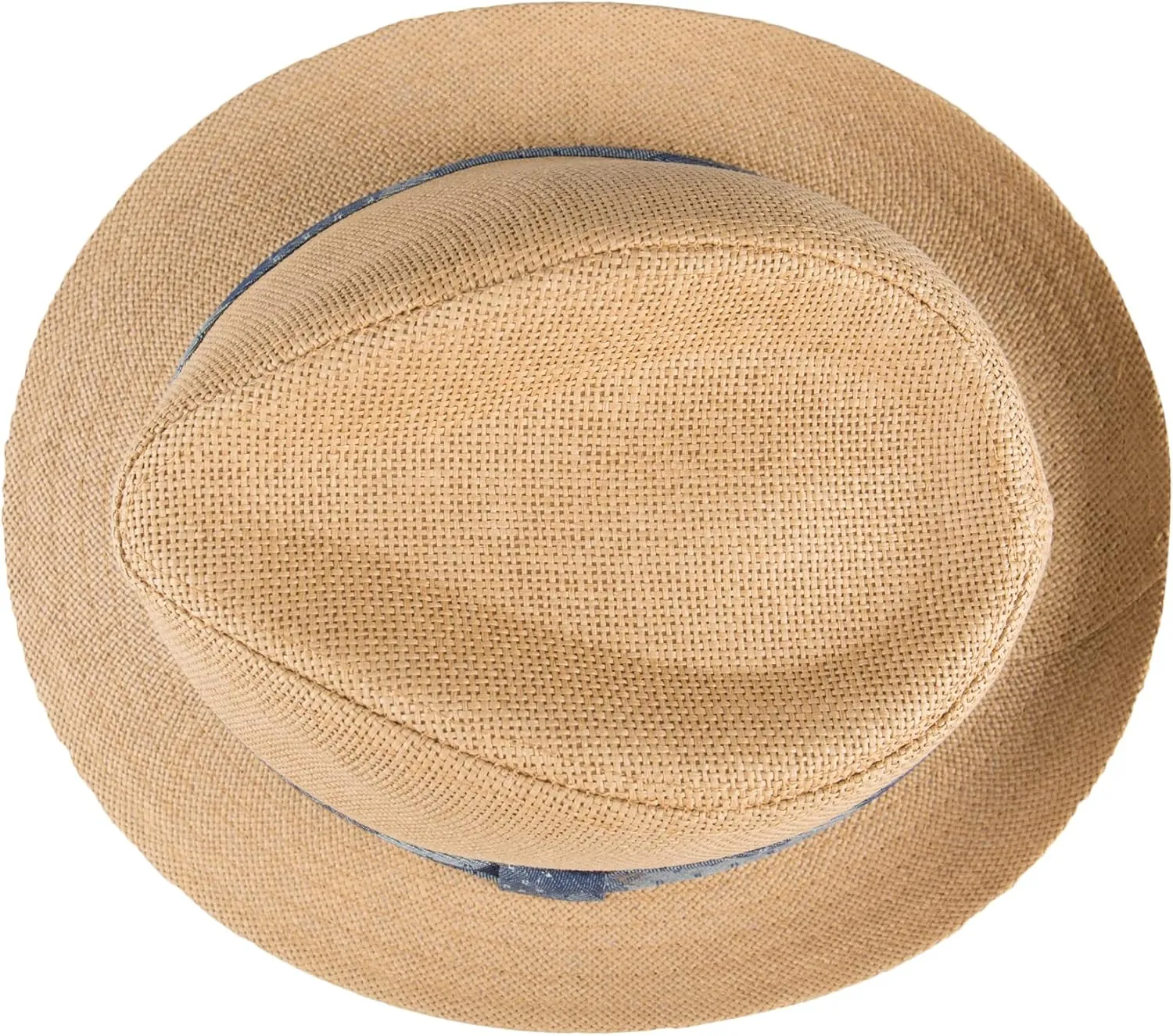 Levi's Men's Lightweight Straw Fedora Panama Hat