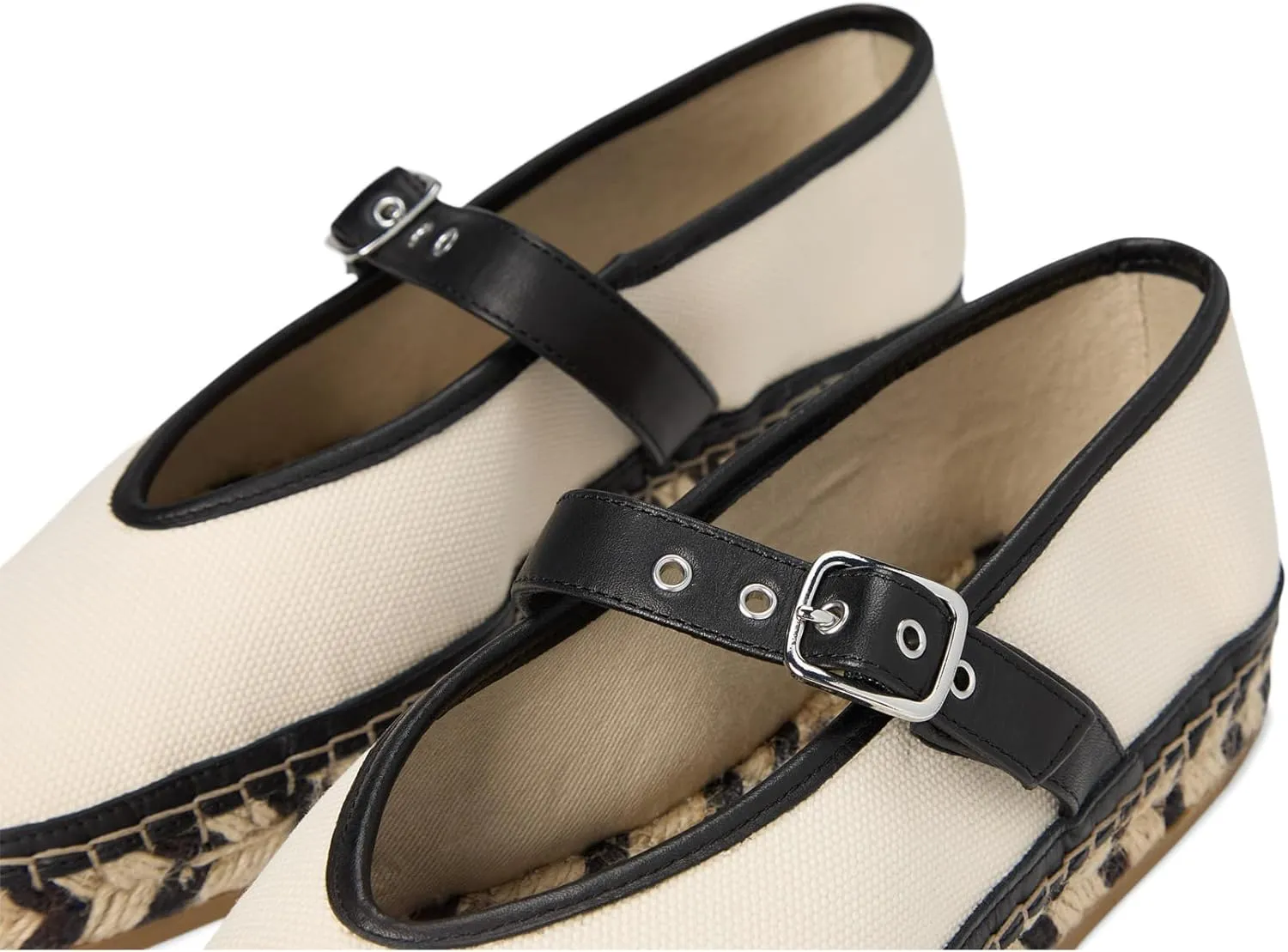 Madewell Women's Remy Mary Jane-Canvas Espadrille Flat