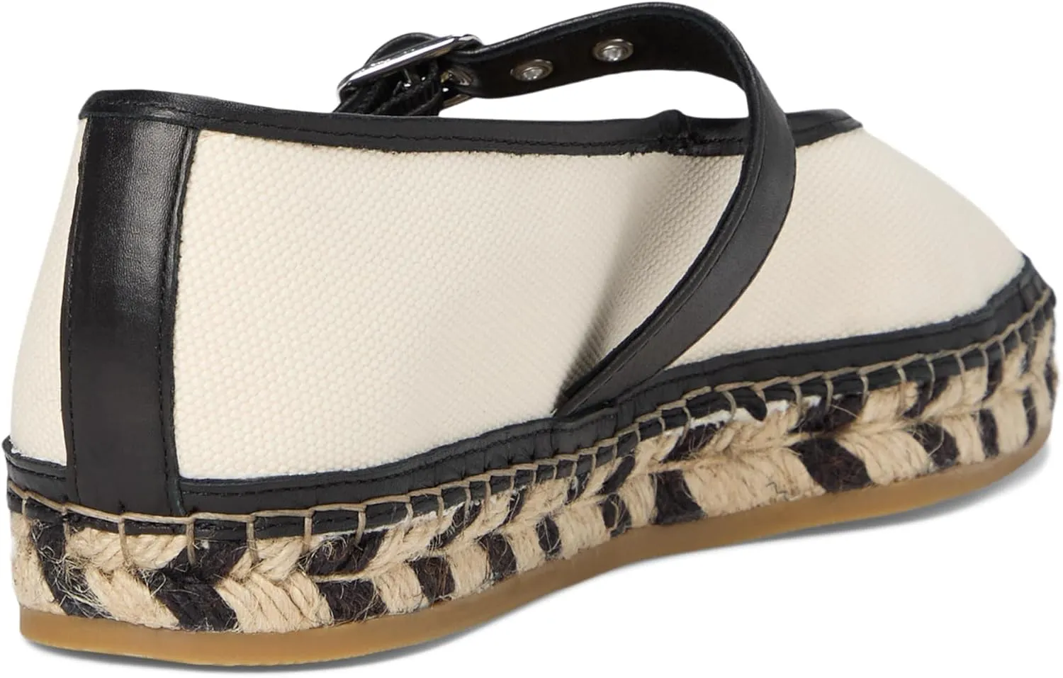 Madewell Women's Remy Mary Jane-Canvas Espadrille Flat