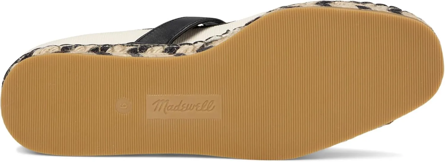 Madewell Women's Remy Mary Jane-Canvas Espadrille Flat
