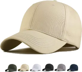 Oversize Baseball Cap XXL Big Head Hats for Men Large Head Hats Dad Hat Adjustable 23.6"-26.8"