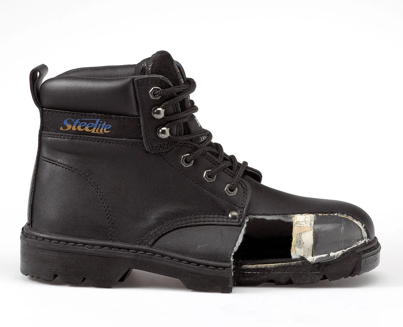 Portwest FW10 Steelite Leather Work Boot with Protective Steel Toecap ASTM