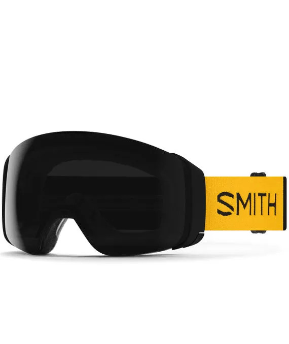 Smith 4D Mag Goggle - Gold Bar/ChromaPop Sun Black   Bonus Lens 2024